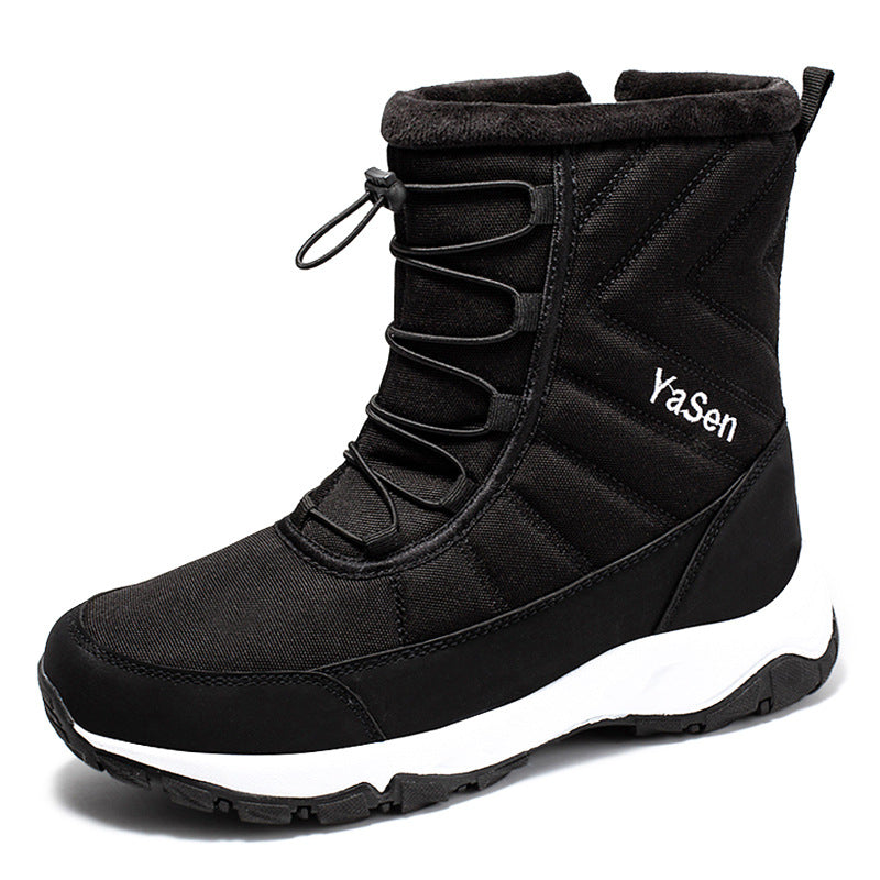 Men's Waterproof Fleece-Lined Snow and Ski Hiking Boots