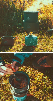 Widesea Outdoor Heat Collecting Camping Cookware Set