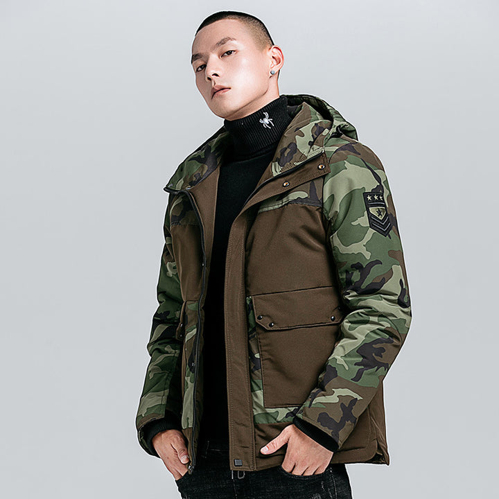 Men's Military Camouflage Cotton Jacket