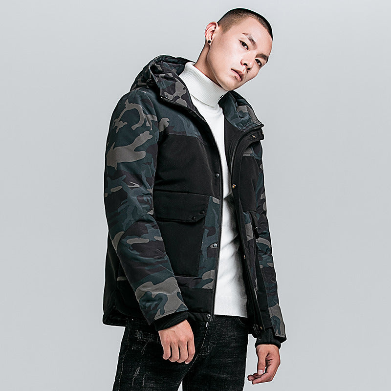 Men's Military Camouflage Cotton Jacket