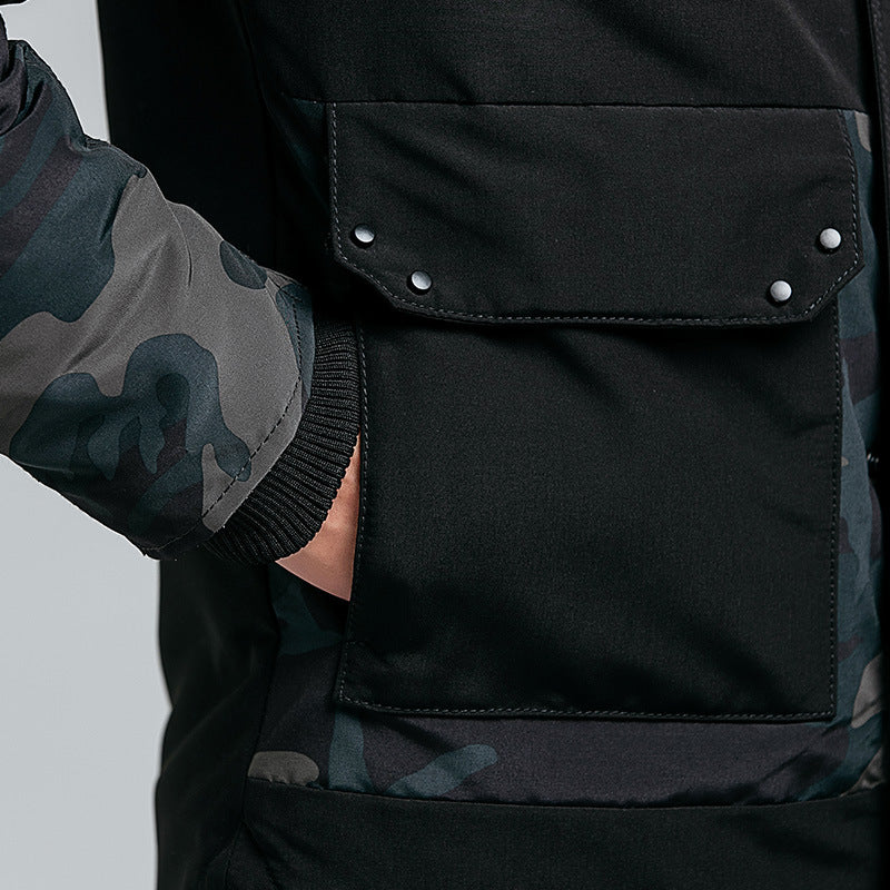 Men's Military Camouflage Cotton Jacket