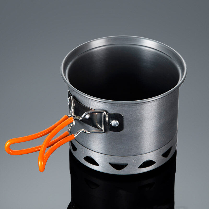 Outdoor Heat Collecting Single-Pot Camping Cookware