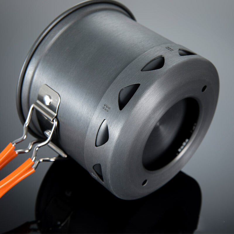 Outdoor Heat Collecting Single-Pot Camping Cookware