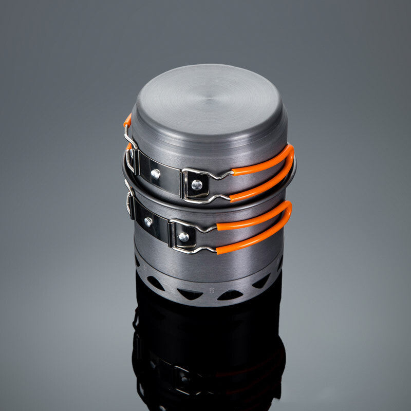 Outdoor Heat Collecting Single-Pot Camping Cookware