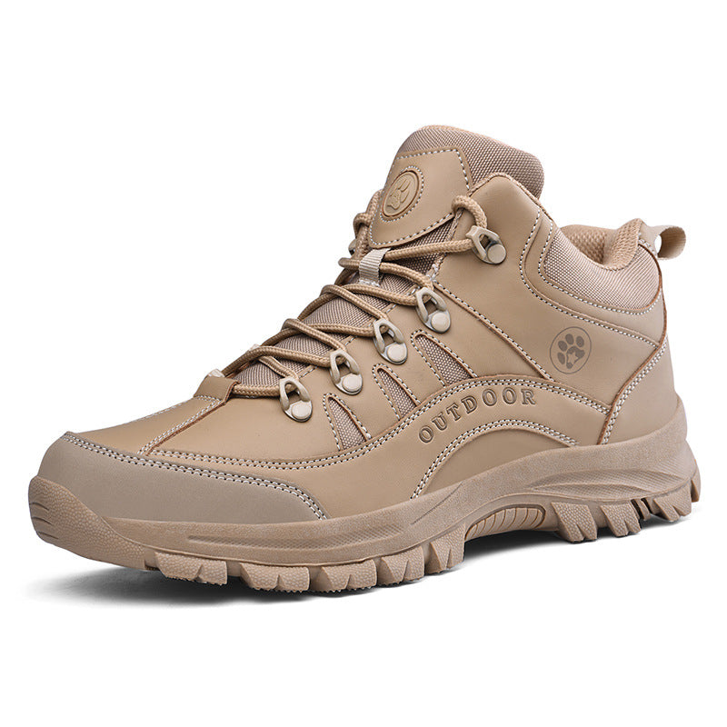 Fashionable Non-Slip Military-Style Hiking Shoes For Outdoor Use