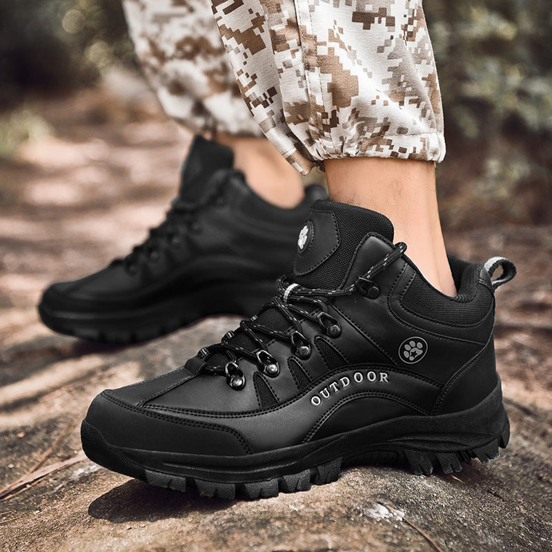Fashionable Non-Slip Military-Style Hiking Shoes For Outdoor Use