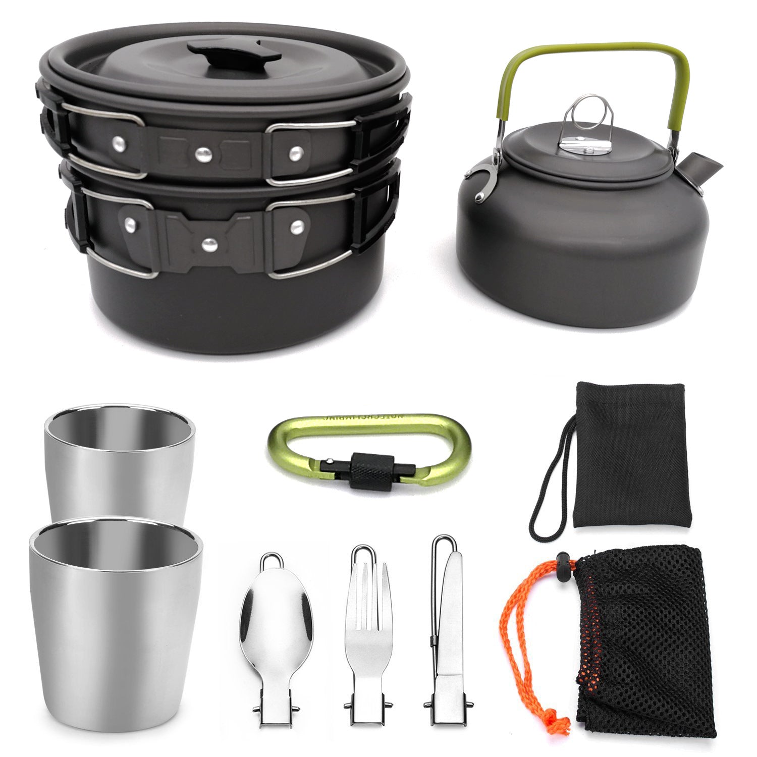 Outdoor Camping Cookware Travel Tableware and Utensils Set