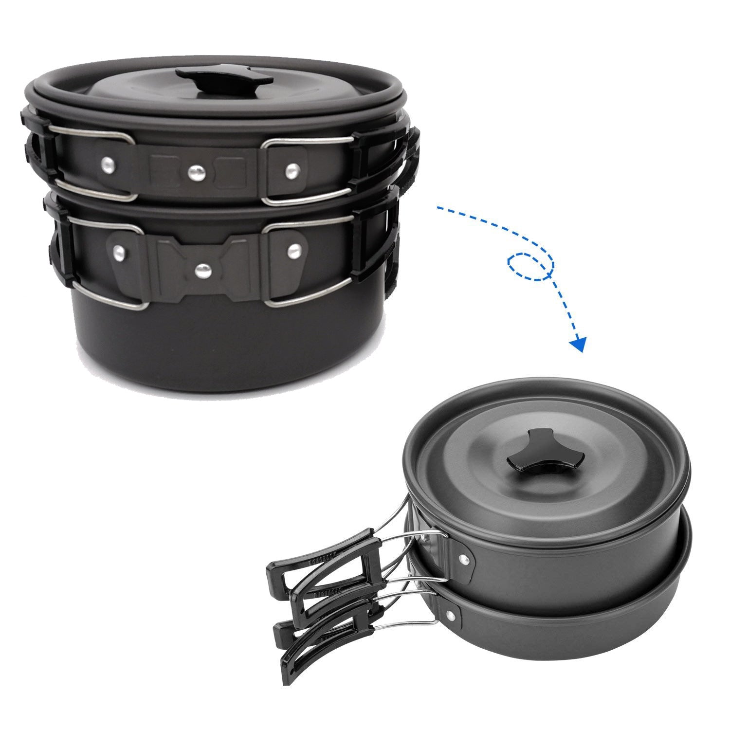 Outdoor Camping Cookware Travel Tableware and Utensils Set