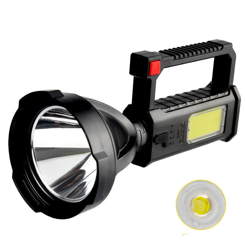 High-Power Portable Fishing and Camping Flashlight with Bracket