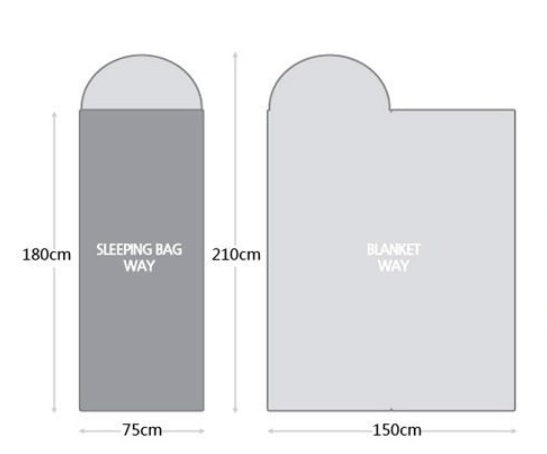 Portable Lightweight Waterproof Outdoor Camping Sleeping Bag with Hood