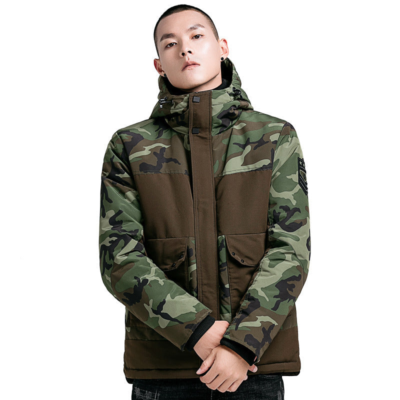 Men's Military Camouflage Cotton Jacket
