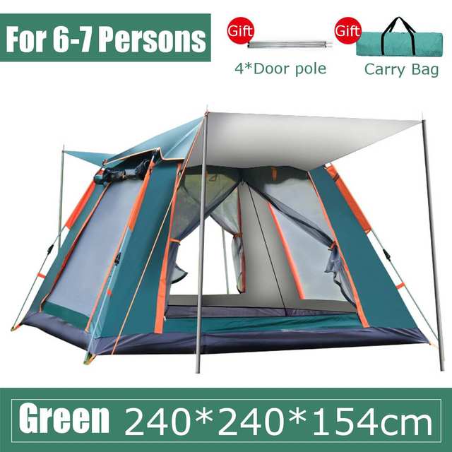 Outdoor Full Automatic Rainproof Multi-Person Camping Tent