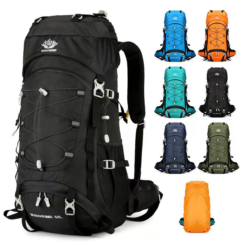 Outdoor Hiking Camping 60L Large Capacity Backpack