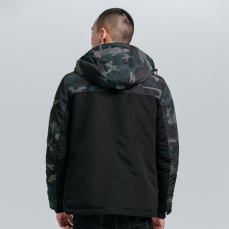 Men's Military Camouflage Cotton Jacket