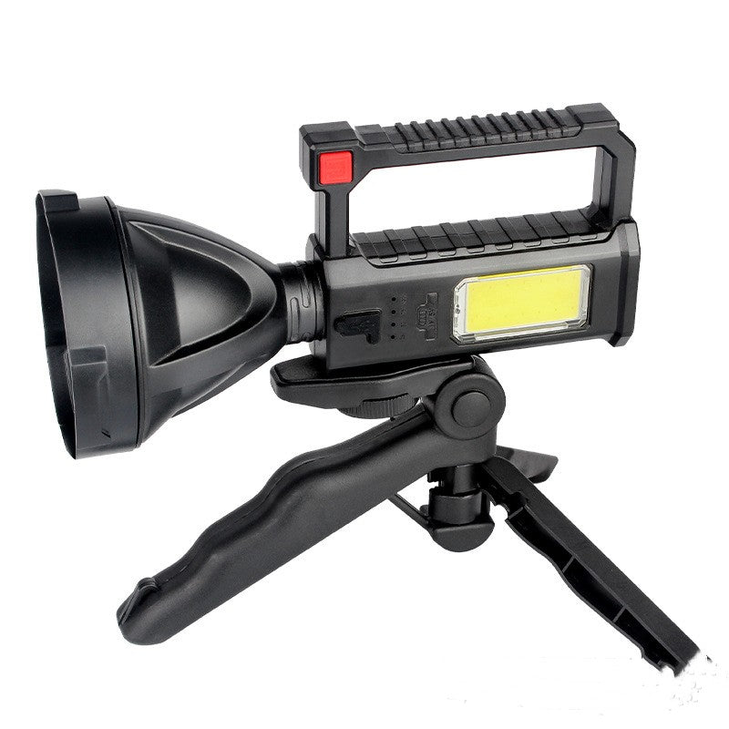 High-Power Portable Fishing and Camping Flashlight with Bracket