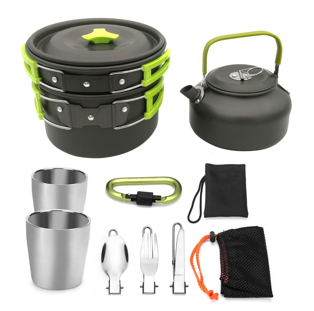 Outdoor Camping Cookware Travel Tableware and Utensils Set