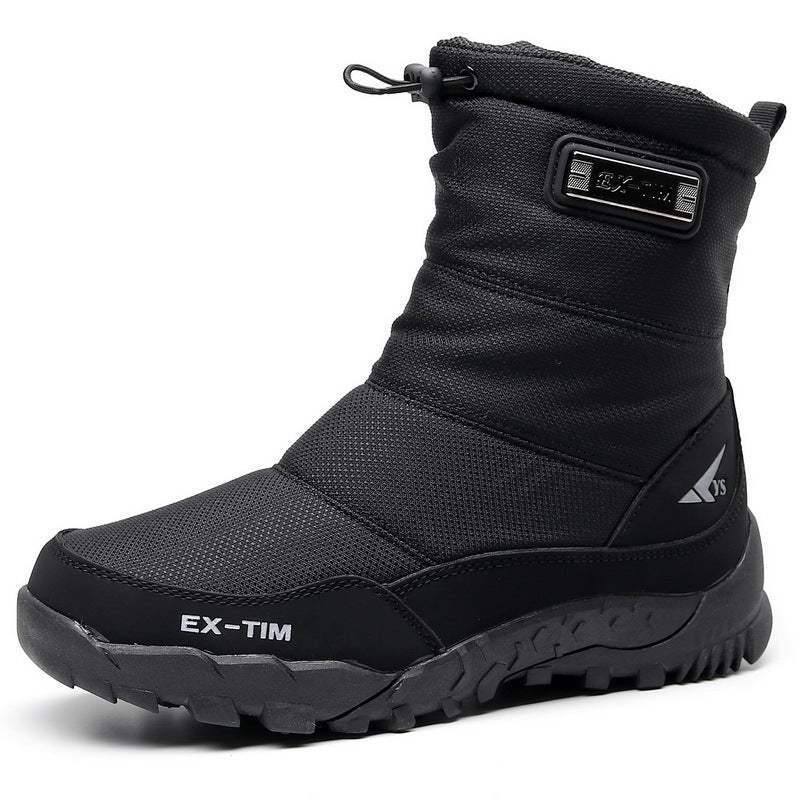 Men's Waterproof Fleece-Lined Snow and Ski Hiking Boots