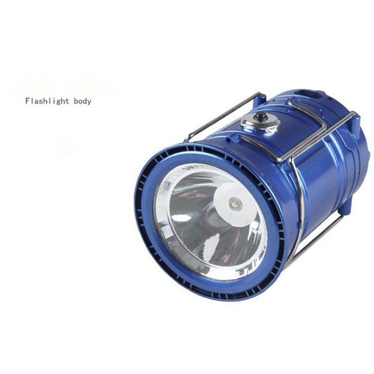 Solar Charging Multifunctional Telescopic Camping Lantern for Outdoor Use