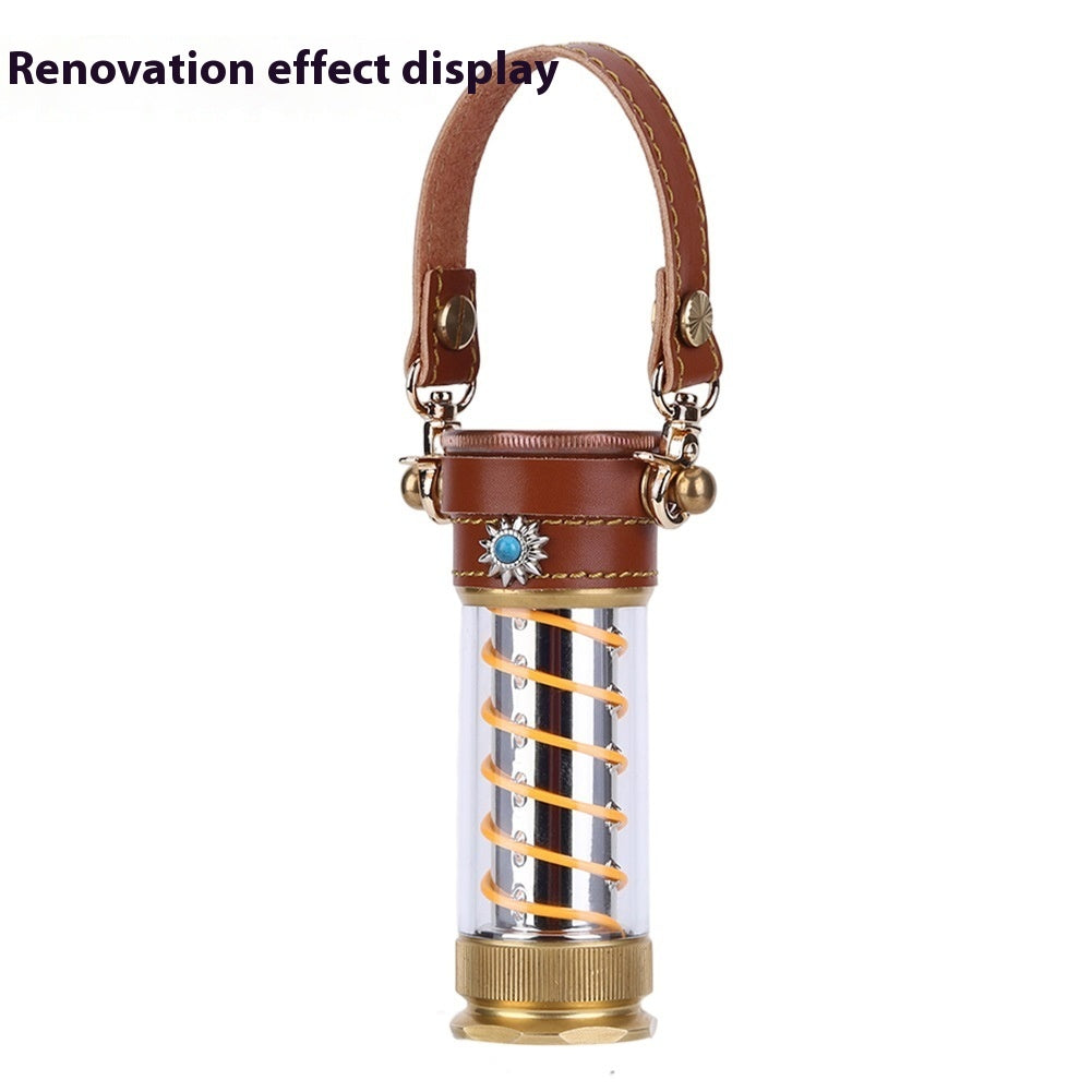 Camping Lantern Set with Leather Hanging Rope for Beibang Edison