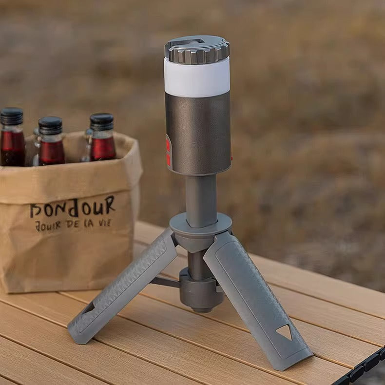 Portable Multi-Function Outdoor Camping Lantern with Aluminum Bracket