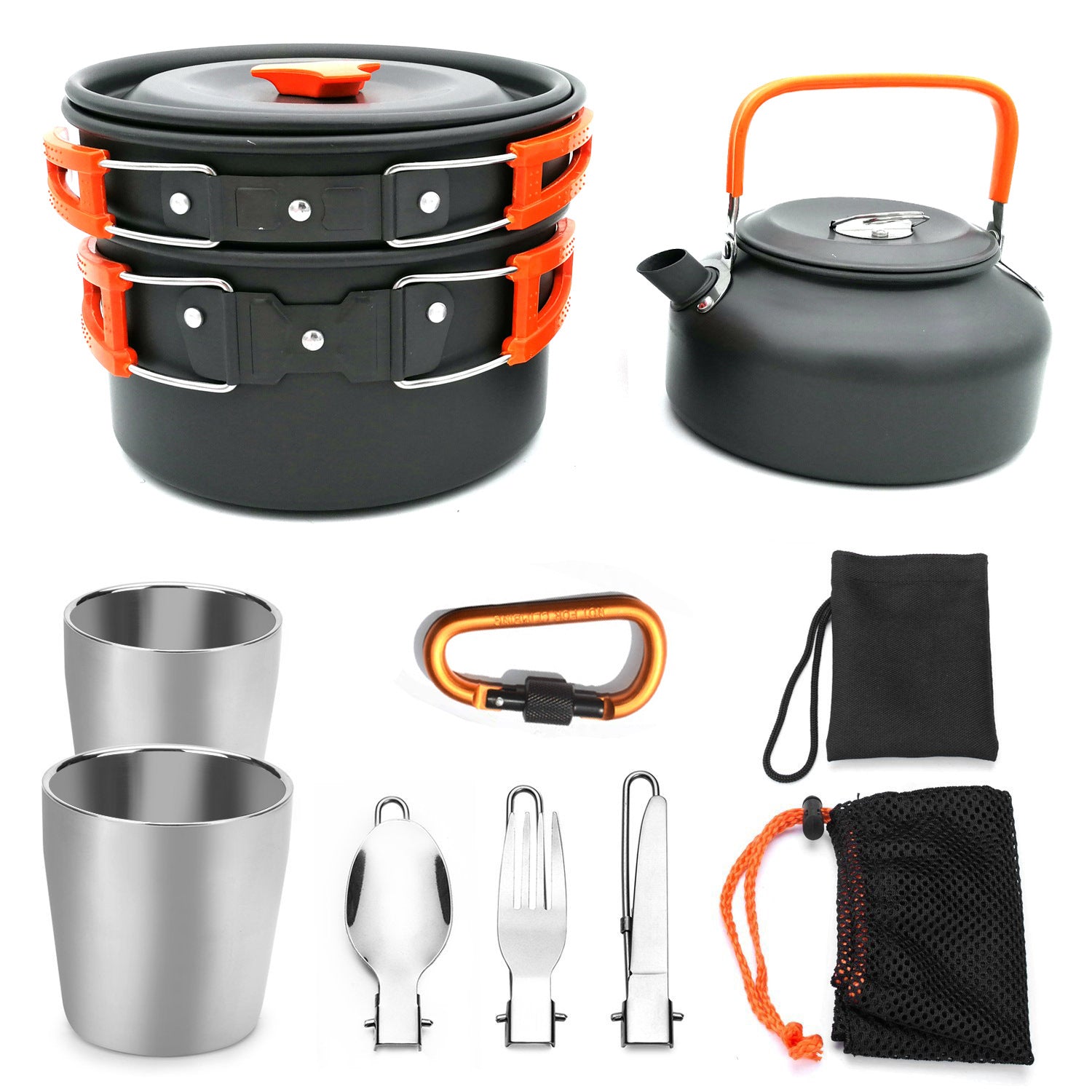 Outdoor Camping Cookware Travel Tableware and Utensils Set