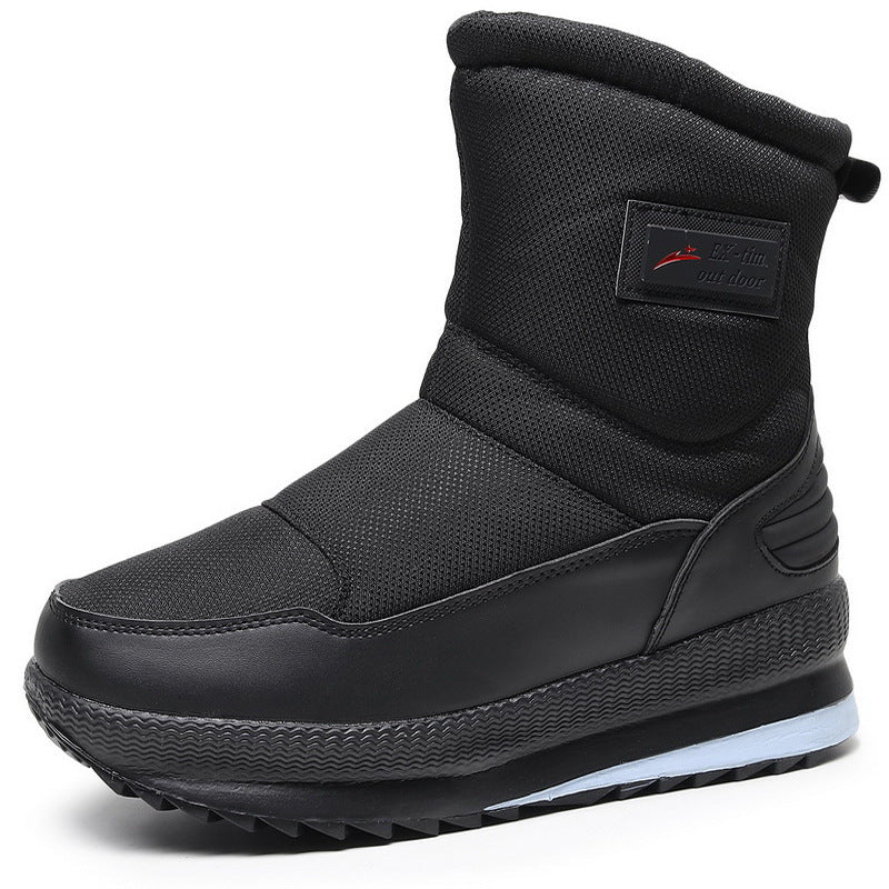 Men's Waterproof Fleece-Lined Snow and Ski Hiking Boots