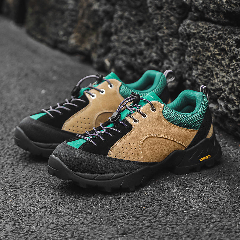 Niche Leather Outdoor Hiking and Mountain Climbing Boots