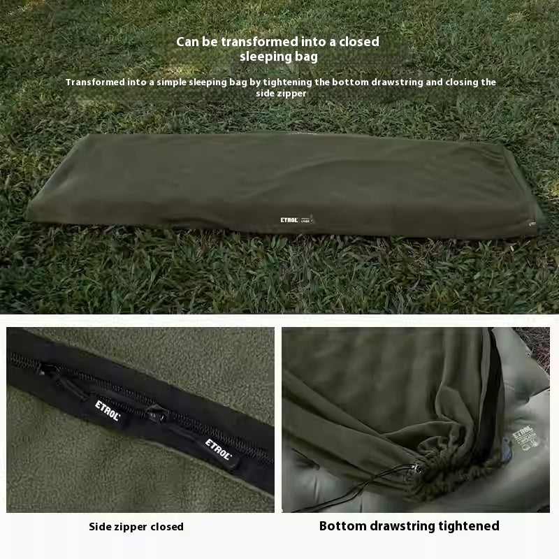 Multifunctional Wearable Thermal Blanket and Cold-Proof Camping Sleeping Bag