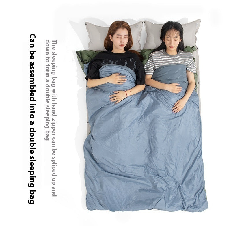 Summer Lightweight Envelope Sleeping Bag for Outdoor Camping and Travel
