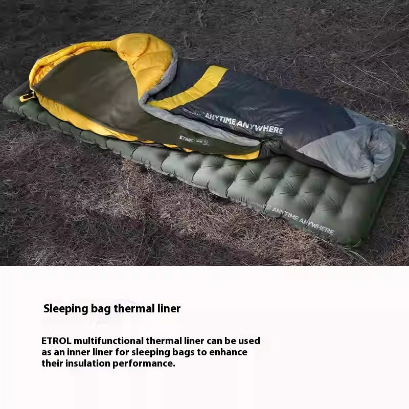 Multifunctional Wearable Thermal Blanket and Cold-Proof Camping Sleeping Bag