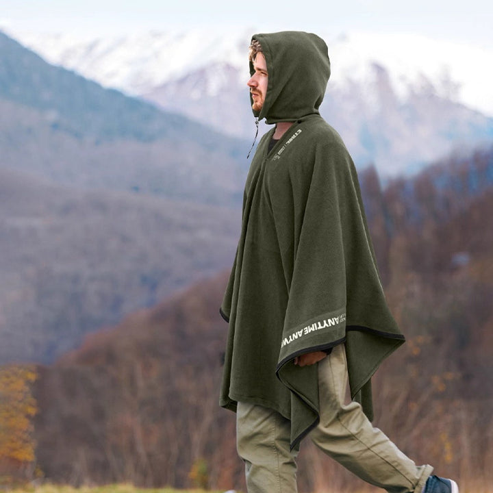 Multifunctional Wearable Thermal Blanket and Cold-Proof Camping Sleeping Bag