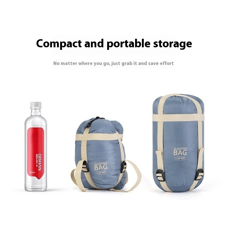 Summer Lightweight Envelope Sleeping Bag for Outdoor Camping and Travel