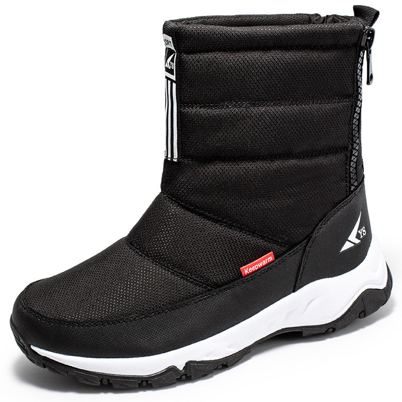 Men's Waterproof Fleece-Lined Snow and Ski Hiking Boots